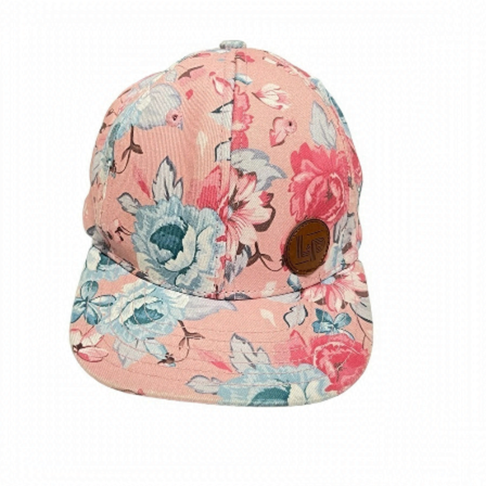 Lp floral snapback cap pink youth kids size